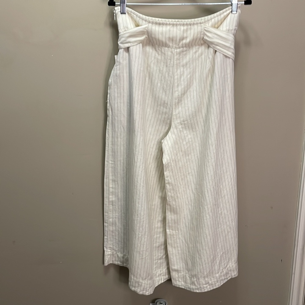 NWT Anthropologie Palm Beach Belted Pants Sz 8 - Picture 3 of 7